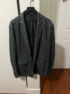John Varvatos Gray Textured Men's Blazer